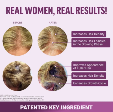 Hair Growth Vitamin D Gummies - 60 Ct